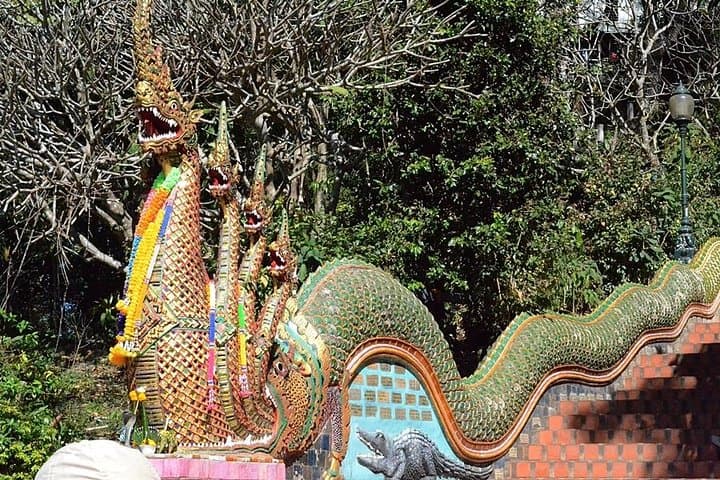 Half-Day Doi Suthep and Wat Pha Lat: Chiang Mai Temple Tour & Jungle Walk