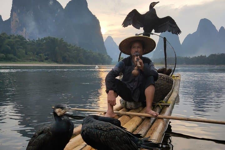 Guilin Li River Cruise & Xingping Fisherman Sunset Show — Full-Day Private Tour
