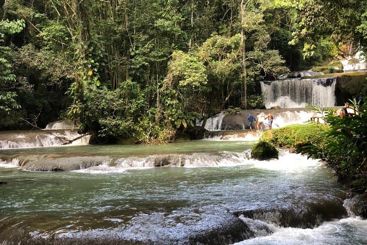 YS Falls Waterfall Tour — South Coast Jamaica Day Trip from Black River