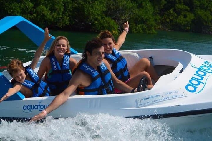 Speed Boat & Snorkeling Jungle Tour in Cancun: Punta Nizuc and Nichupté Lagoon photo 2
