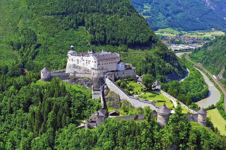 Eagle's Nest, Werfen Castle & Golling Waterfalls Day Tour from Salzburg