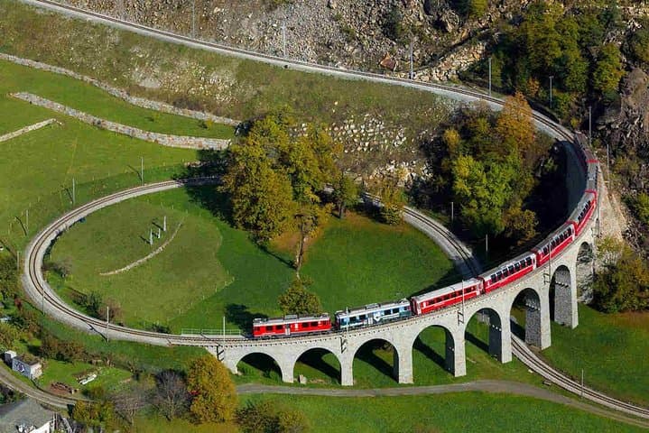 Bernina Express Day Trip from Desenzano — St. Moritz, Lake Como & the Alpine Red Train photo 2