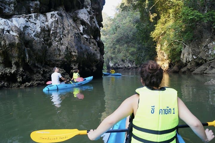 Half-Day Sea Kayaking in Ao Thalane Bay from Krabi — Mangrove Canyons & Crocodile Cave photo 1