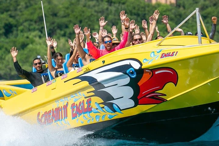 Screamin Eagle Jet Boat: High-Speed Harbor Tour from Charlotte Amalie