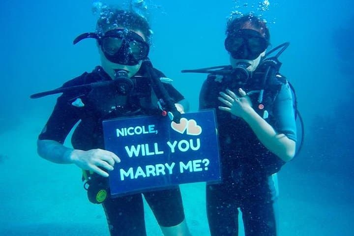 Punta Cana Underwater Marriage Proposal: Private Scuba Proposal & Catamaran Celebration photo 2