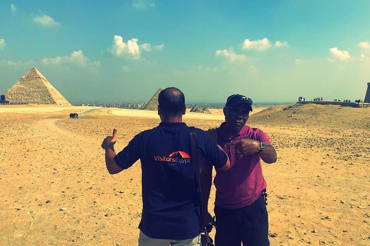 Sunset Camel Ride and Dinner at the Giza Pyramids: Private Evening Tour from Cairo photo 3