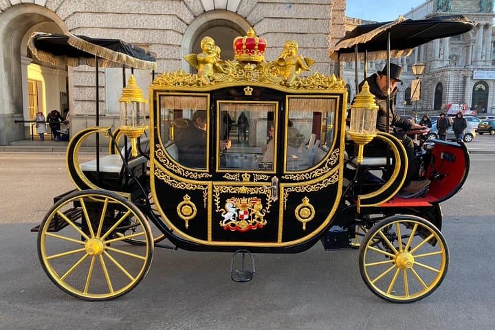 Vienna Imperial E-Carriage: 60-Minute Platinum Sightseeing Tour with Drinks
