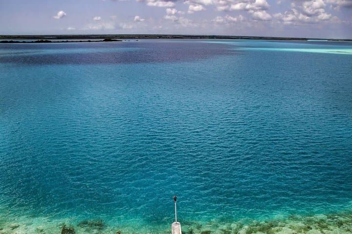 Discover Bacalar’s 7-Color Lagoon: Pontoon Boat Ride from Tulum photo 6