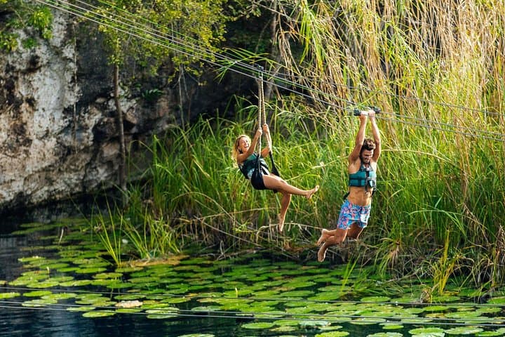 Xenotes Riviera Maya: Explore Four Cenotes by Zipline, Kayak & Rappel photo 4