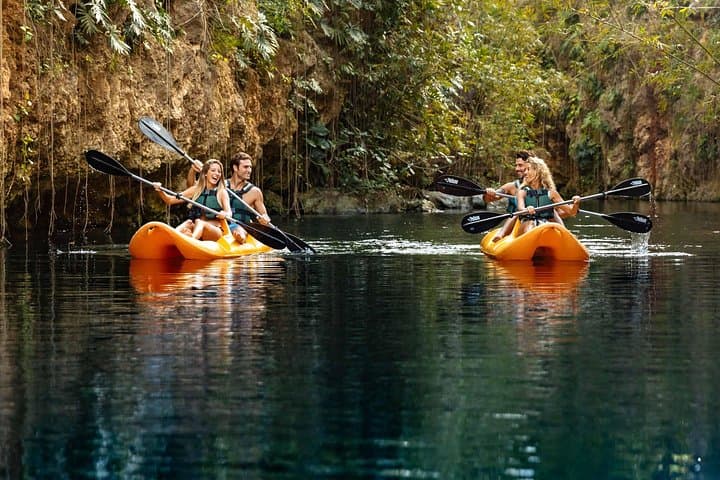 Xenotes Riviera Maya: Explore Four Cenotes by Zipline, Kayak & Rappel photo 5