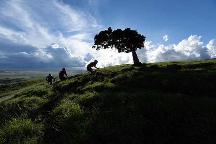 Big Island Mountain Biking on Anna Ranch: Volcanic Trails and Waterfall Views