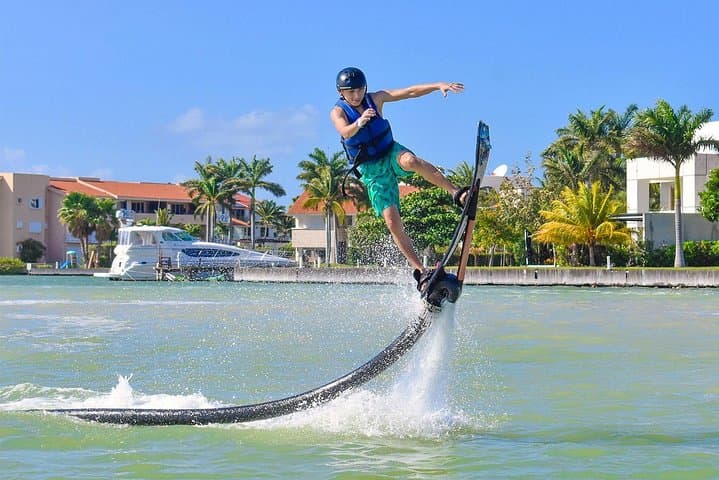 Flyboard Hoverboard Flight Over Nichupté Lagoon — Cancun Adventure photo 4