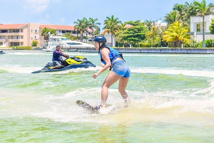 Flyboard Hoverboard Flight Over Nichupté Lagoon — Cancun Adventure photo 5