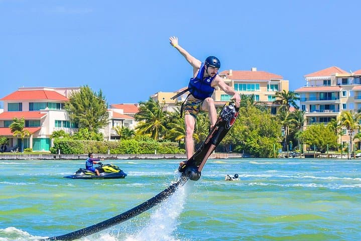Flyboard Hoverboard Flight Over Nichupté Lagoon — Cancun Adventure photo 6