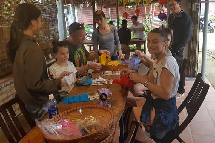 Hands-On Hoi An: Tra Que Vegetable Village, Silk Weaving & Lantern-Making Day Tour photo 5