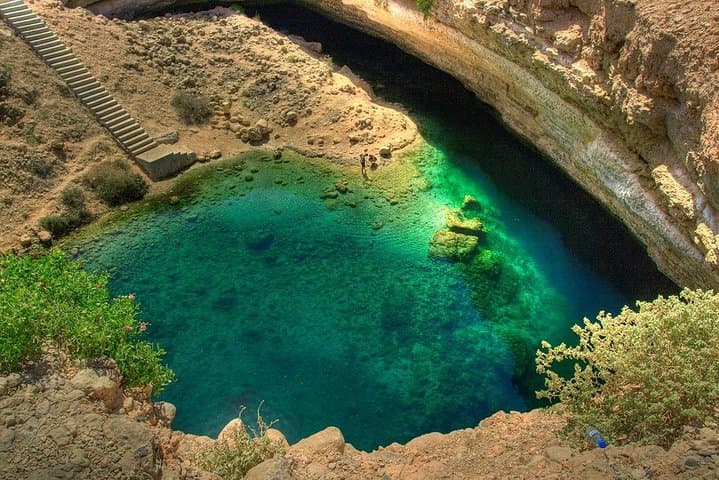 Swim, Hike, and Cave in Oman’s Wadi Shab and Bimmah Sinkhole: A Full-Day Adventure from Muscat