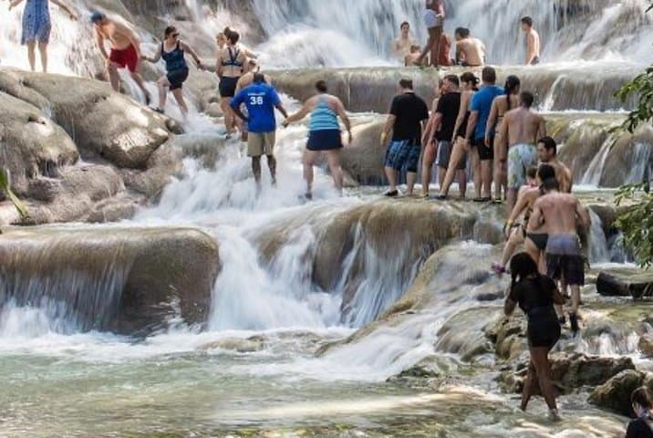 Negril to Ocho Rios: Blue Hole & Dunn's River Waterfall Adventure with Lunch and Local Markets photo 6