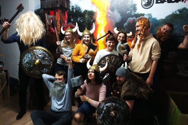 Axe Throwing in Kraków: Viking-Style Lanes at Bad Axe photo 5