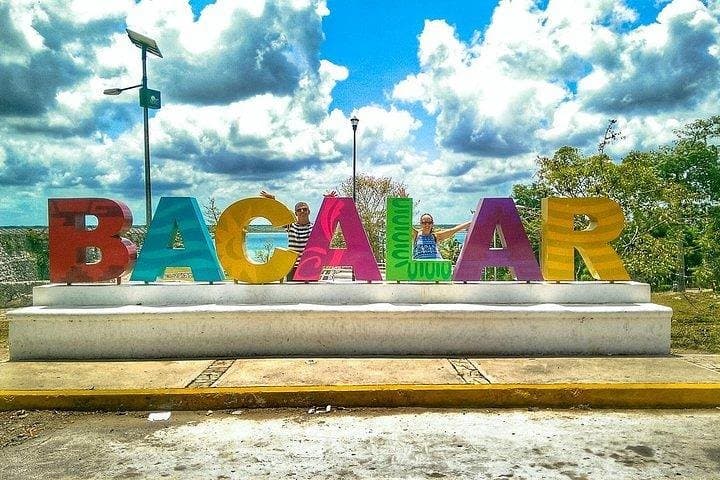 Bacalar Pontoon Cruise & Cenote Azul Day Trip from Cancun photo 5