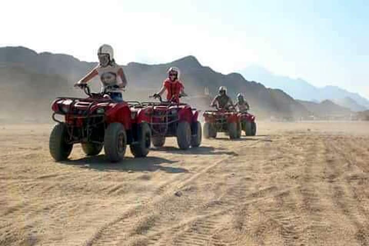 Hurghada Super Safari: Quad Bike Desert Ride, Camel Sunset & Bedouin BBQ photo 3