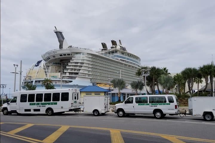 Private Transfer from Orlando Theme Parks to Port Canaveral & Cocoa Beach: Space Coast Shuttle