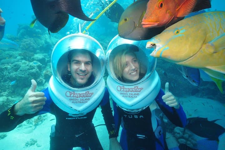 Seawalker Helmet Dive & Green Island Eco Adventure from Cairns
