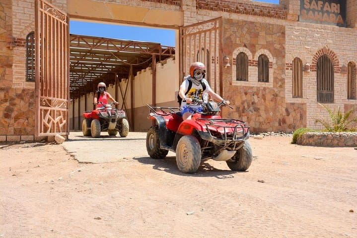 Hurghada Desert Quad Bike Safari & Bedouin Evening at Sahara Park