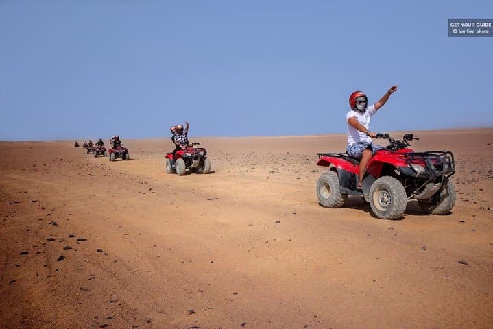 Sunset Dunes: Hurghada Quad Bike & Bedouin Camel Experience