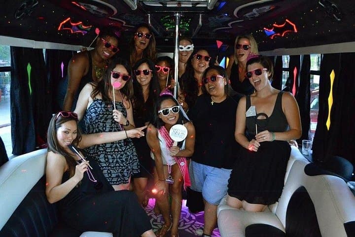 Las Vegas Luxury Party Bus Airport Transfer — Private Arrival for Groups Up to 16 photo 2