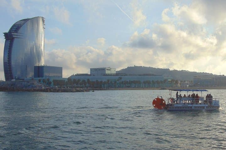 Pedal Cruise Barcelona: Private Cycle Boat Rental from W Hotel photo 5