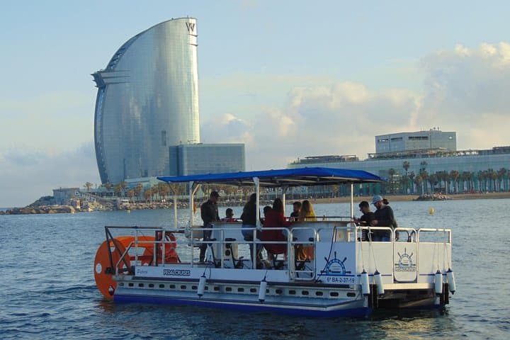 Pedal Cruise Barcelona: Private Cycle Boat Rental from W Hotel photo 2