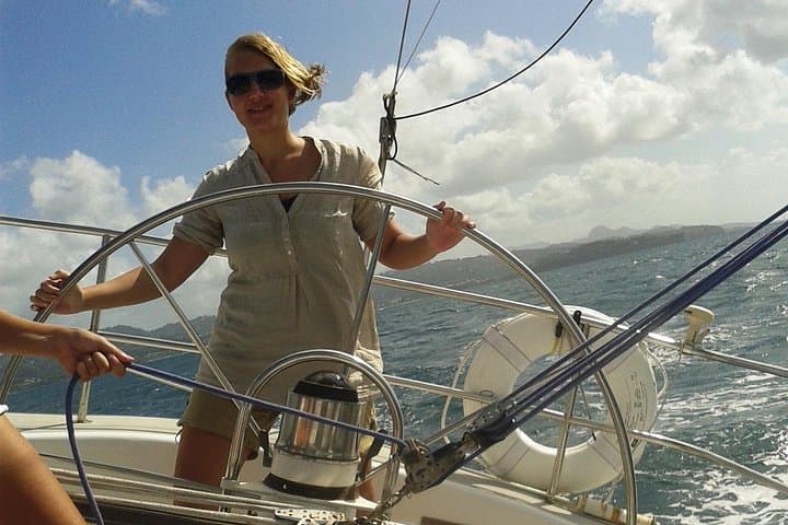 Hands-On Sailing Tour in Rodney Bay, St Lucia — Race Yacht Experience on Papagayo photo 1