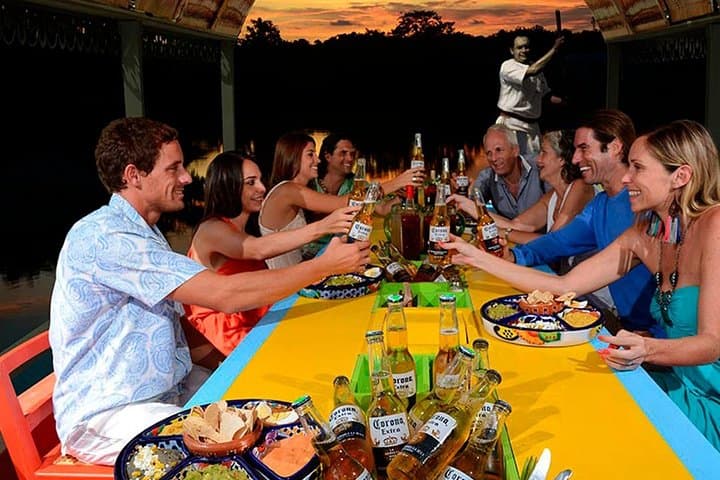 Xoximilco Cancun: Nighttime Trajinera Party with Dinner & Drinks photo 3