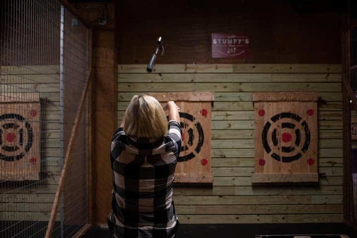 Axe Throwing in West Chester at Stumpy's Hatchet House