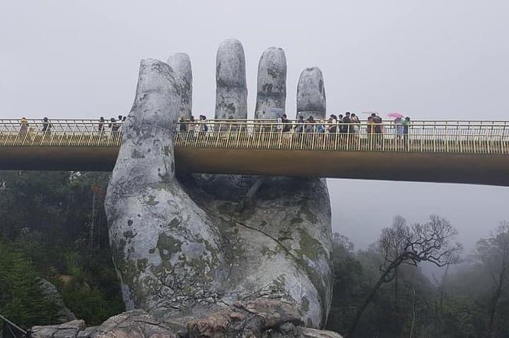Explore Vietnam's Wonders: Golden Bridge and Marble Mountain Tour photo 2