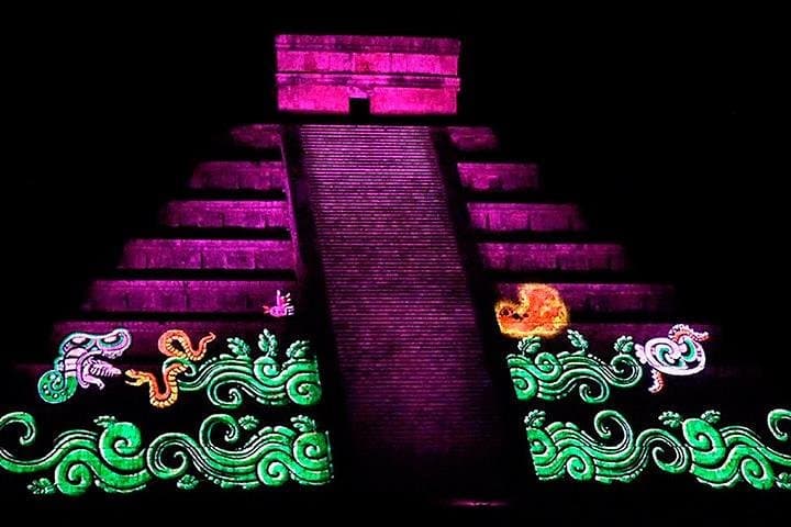 Kukulkan Nights: Chichen Itza, Valladolid & Hubiku Cenote Night Tour