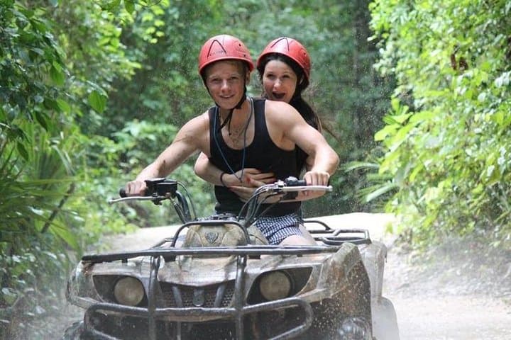 Riviera Maya Adrenaline Combo: Zipline, Shared ATVs & Cenote from Playa del Carmen photo 3