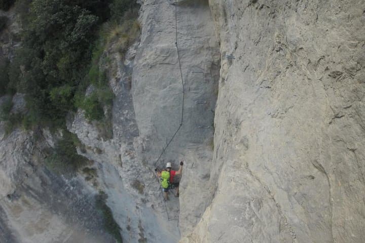 Baumes Corcades Via Ferrata: 69m Tibetan Bridge Near Centelles, Spain photo 2
