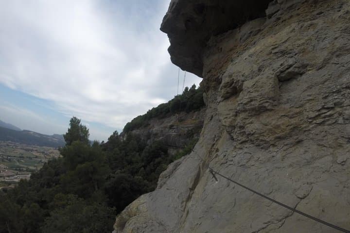 Baumes Corcades Via Ferrata: 69m Tibetan Bridge Near Centelles, Spain photo 4