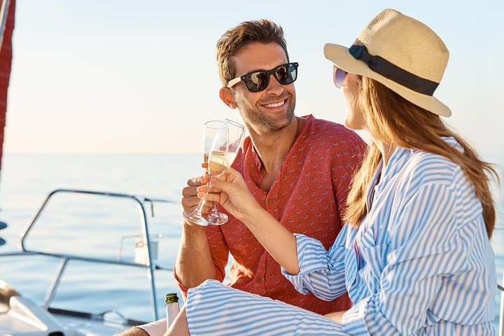 Private Romantic Sailing in Barcelona: Sunset Cruise with Cava photo 3