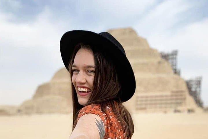 Private Luxury Day Tour: Giza Pyramids, Saqqara & Dahshur from Cairo photo 2