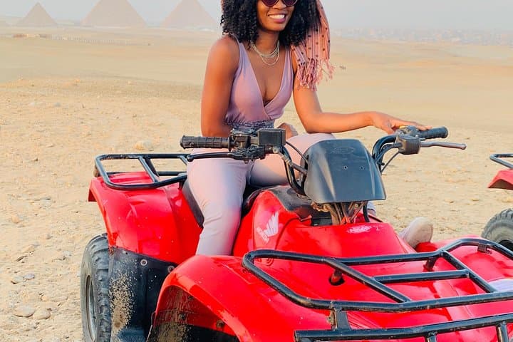 ATV Ride with Stunning Pyramids View — Giza Desert Sunset Tour photo 2