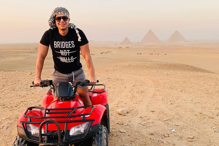 ATV Ride with Stunning Pyramids View — Giza Desert Sunset Tour photo 3
