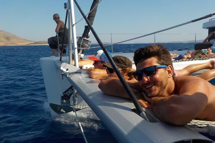 Private Catamaran Cruise Around Naxos: All-Inclusive Sailing & Snorkeling photo 3