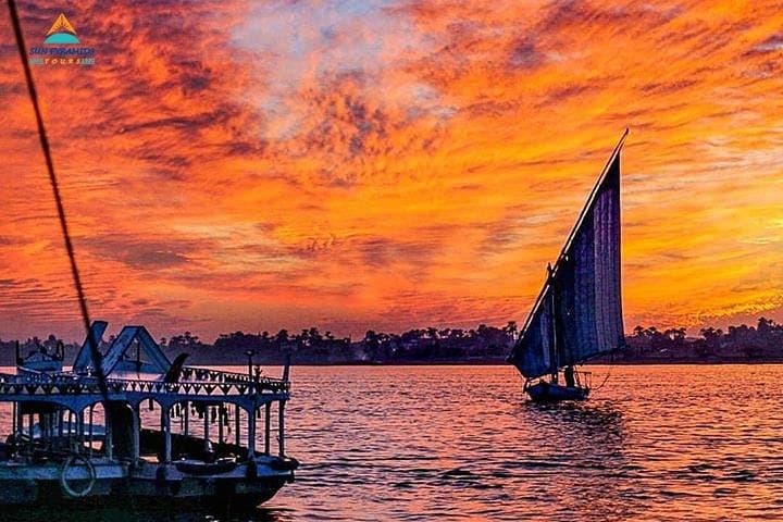 Sunset Felucca Ride on the Nile in Cairo — Classic Sail & City Lights photo 2
