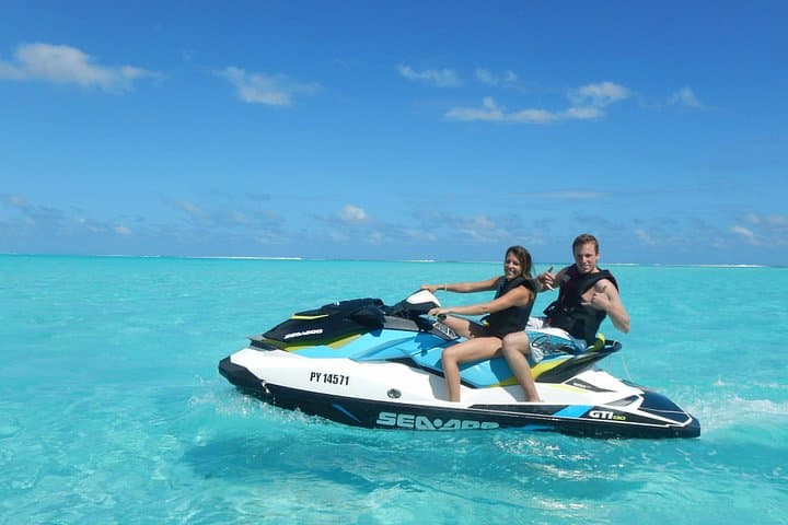 Moorea Grand Jet Ski Tour — 3-Hour Lagoon Ride with Ray & Shark Swim photo 3