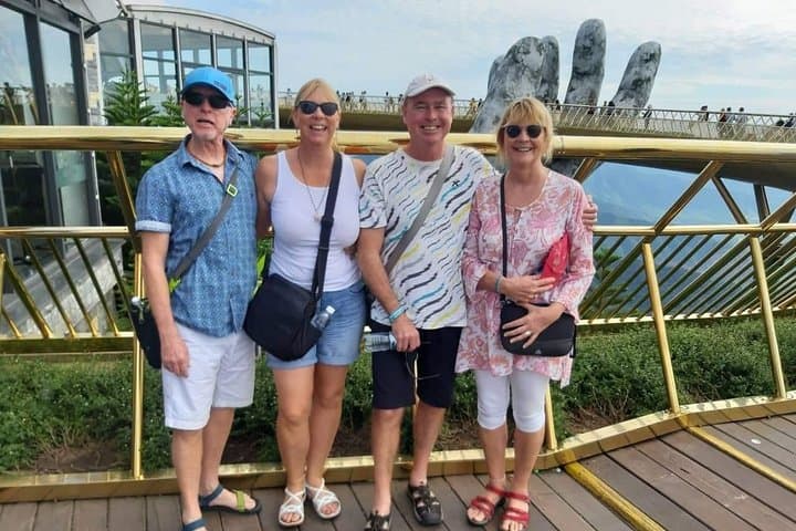 Ba Na Hills & Marble Mountains Private Day Tour — Golden Bridge, Caves, French Village