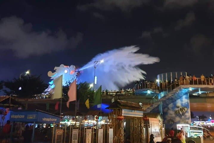 Da Nang After Dark: Marble Mountains, Lady Buddha & Dragon Bridge Night Tour