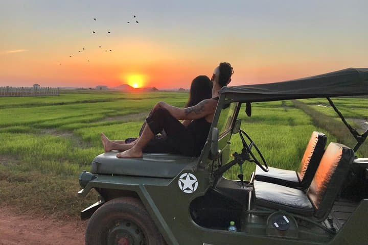 Sunset Jeep Tour Through Cambodia’s Rural Rice Fields (From Phnom Penh) photo 3