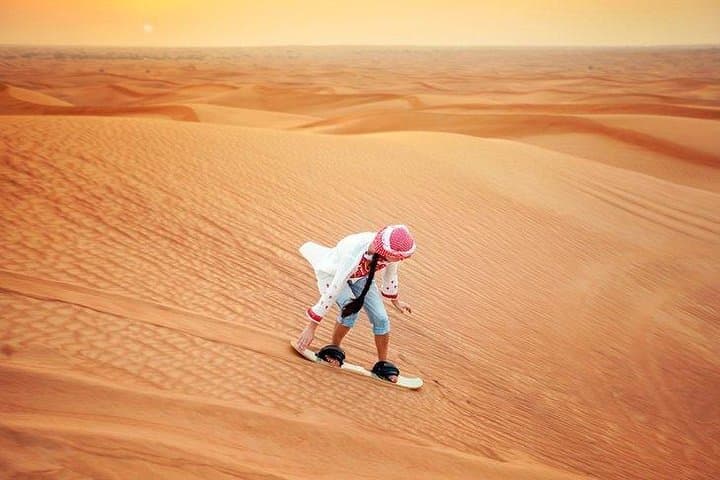 Private Morning Desert Safari in Al Khatim — Dune Bashing, Camel Riding & Sandboarding photo 6